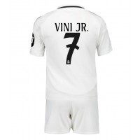 Real Madrid Vinicius Junior #7 Replika babykläder Hemmaställ Barn 2024-25 Kortärmad (+ korta byxor)